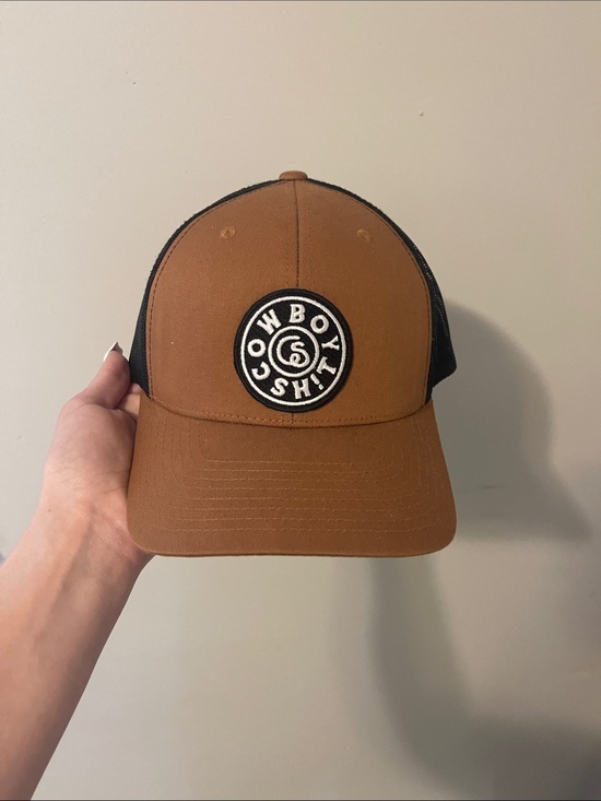 lammles Accessories - Cowboy Sh!t Patch Trucker Hat - Brown